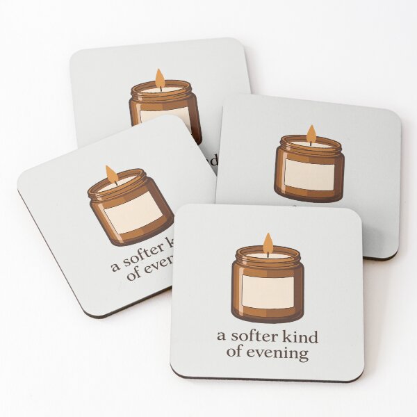 Item preview, Minimalist Amber Candle Soft Evening Design designed and sold by Mostafa Studio.