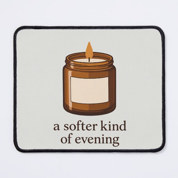 Item preview, Minimalist Amber Candle Soft Evening Design designed and sold by Mostafa Studio.