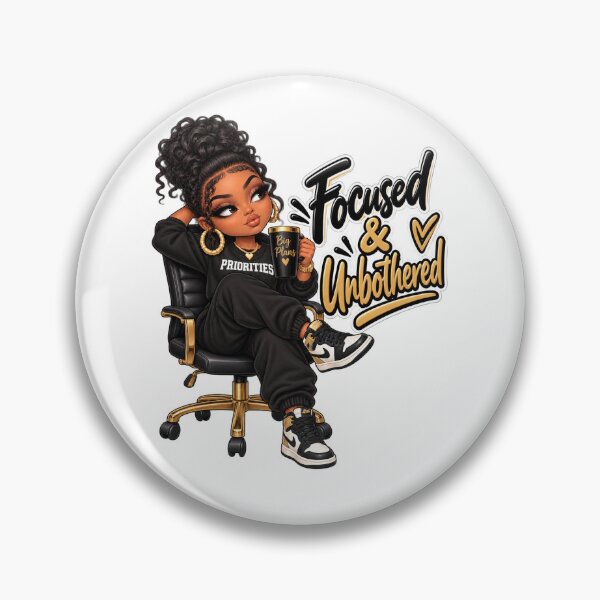 Item preview, Focused & Unbothered designed and sold by PurplePhoenix-.