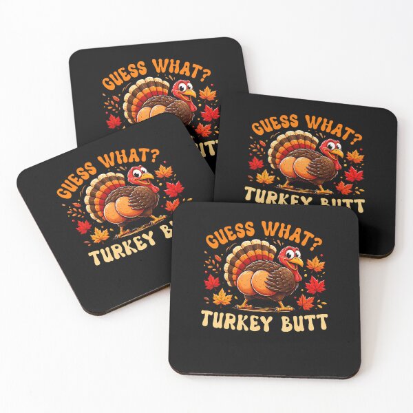 Item preview, Funny Thanksgiving Guess What Turkey Butt designed and sold by snailslowdance.