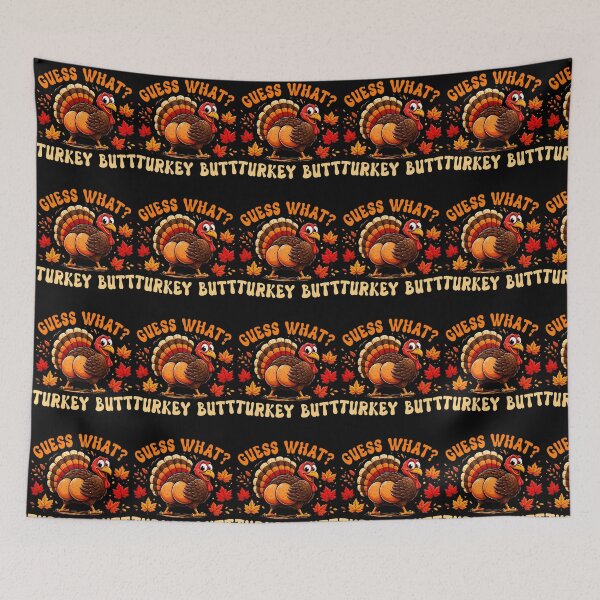 Item preview, Funny Thanksgiving Guess What Turkey Butt designed and sold by snailslowdance.