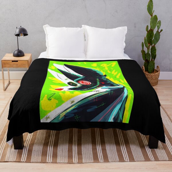 Item preview, Vibrant Neon Wolf Character Art designed and sold by elijbclaude.