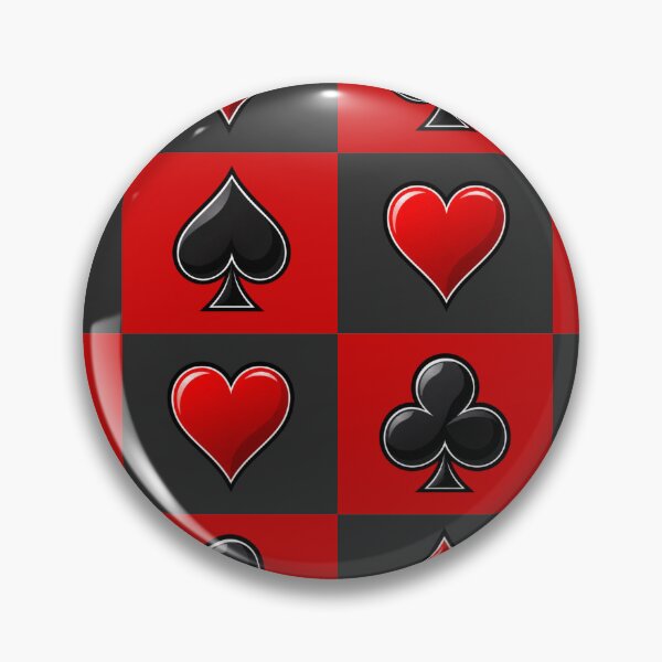 Item preview, Royal Card Suits Checkerboard Pattern designed and sold by Ederson D'Mind.