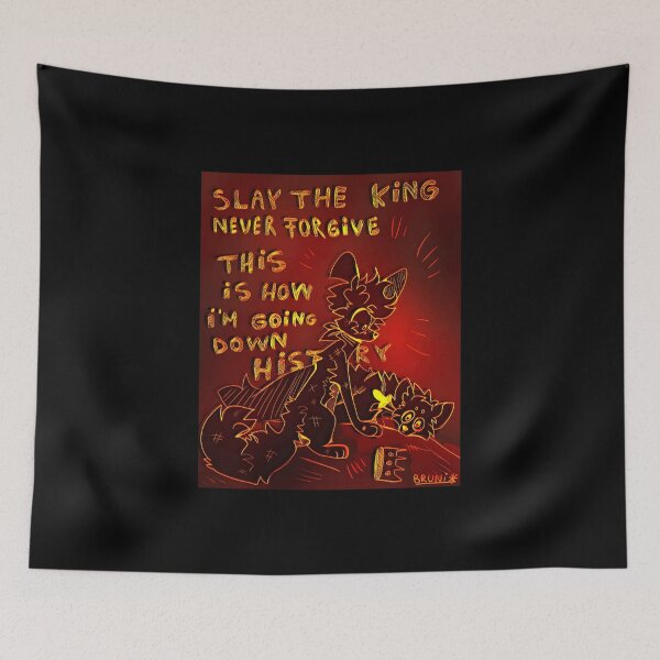 Item preview, Slay the King Illustrated Quote Design designed and sold by elijbclaude.