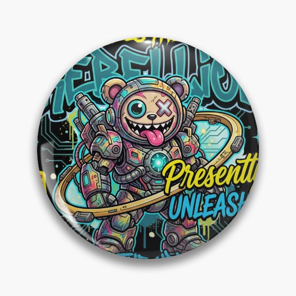 Item preview, Copy of Unleash Creative Chaos - Neon Graffiti Paint Mascot designed and sold by rich-moda.