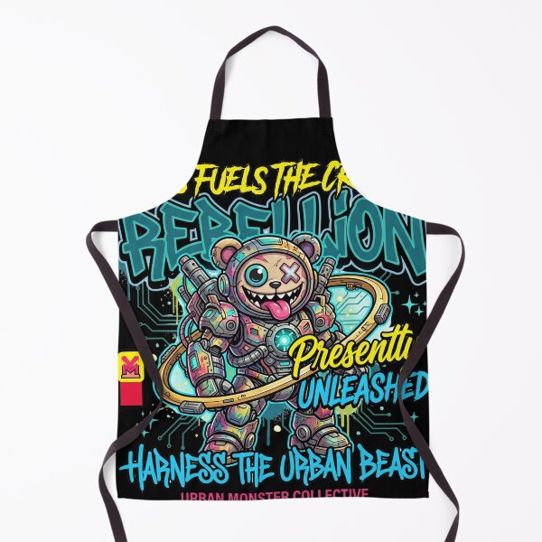 Item preview, Copy of Unleash Creative Chaos - Neon Graffiti Paint Mascot designed and sold by rich-moda.