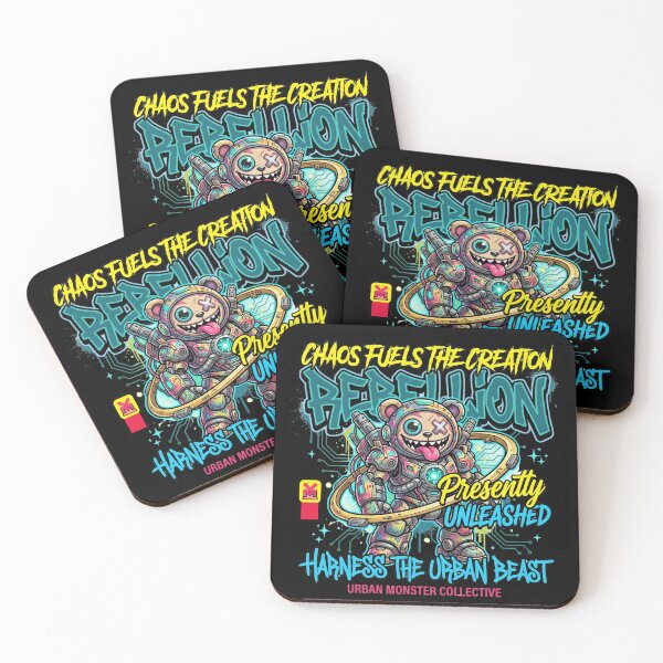 Item preview, Copy of Unleash Creative Chaos - Neon Graffiti Paint Mascot designed and sold by rich-moda.