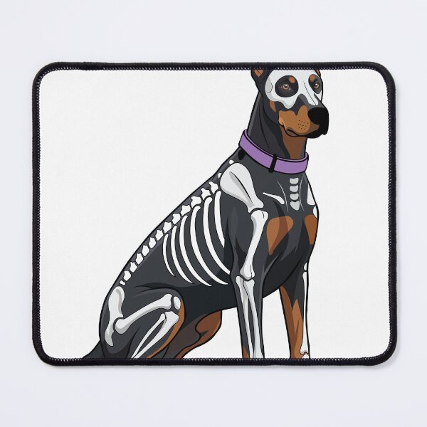Item preview, Doberman Skeleton Halloween Dog designed and sold by WilliegarciaRo.