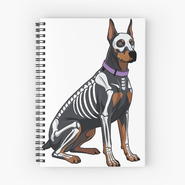 Item preview, Doberman Skeleton Halloween Dog designed and sold by WilliegarciaRo.