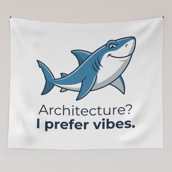 Item preview, Vibe Coding & AI Developer Humor designed and sold by Deep Layer.