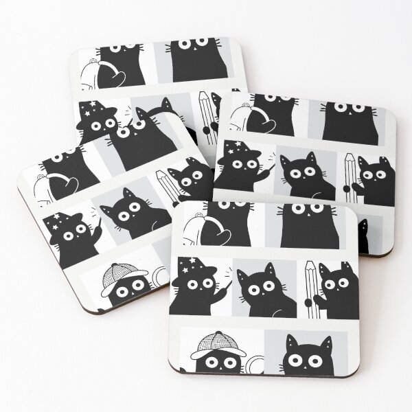 Item preview, Midnight Cat Mosaic designed and sold by DibujandoPorfa.