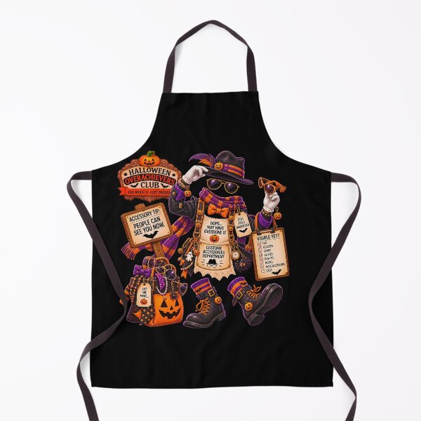 Item preview, ⚡HALLOWEEN OVERACHIEVERS CLUB -  Costume Accessories Department - dark version designed and sold by WheelieGdArt.