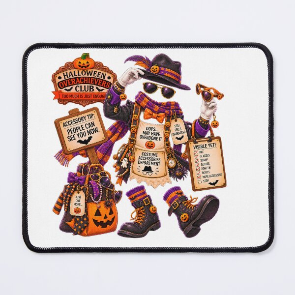 Item preview, ⚡HALLOWEEN OVERACHIEVERS CLUB - Costume Accessories Department designed and sold by WheelieGdArt.