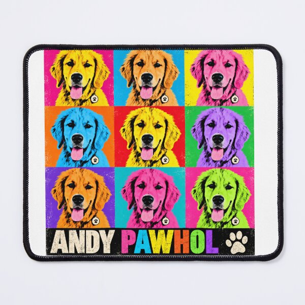 Item preview, Andy Pawhol - Golden Retriever Chester designed and sold by YourOldMate.