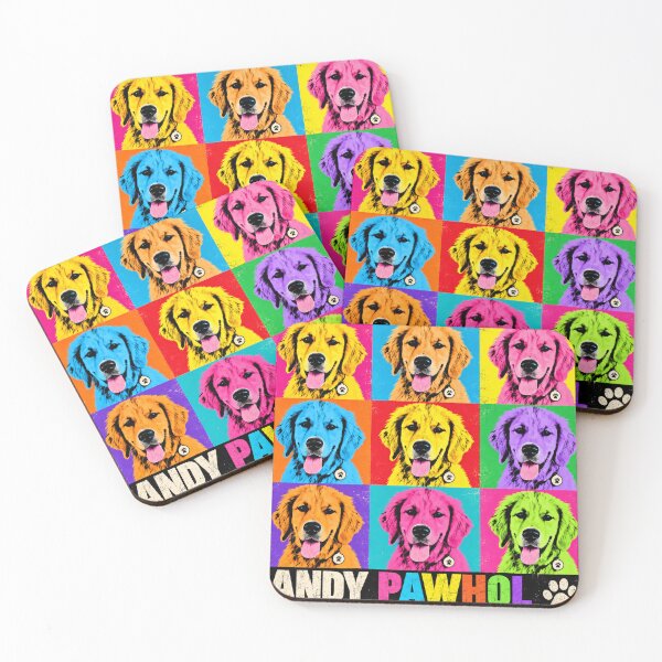 Item preview, Andy Pawhol - Golden Retriever Chester designed and sold by YourOldMate.