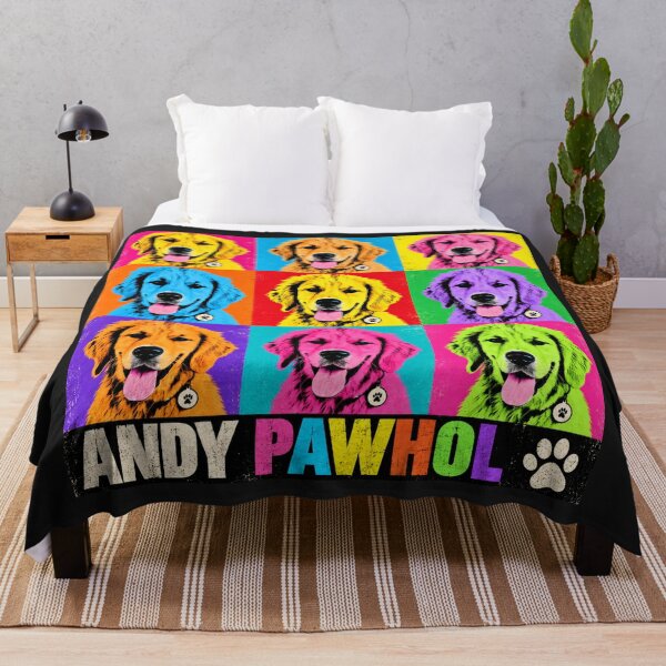 Item preview, Andy Pawhol - Golden Retriever Chester designed and sold by YourOldMate.