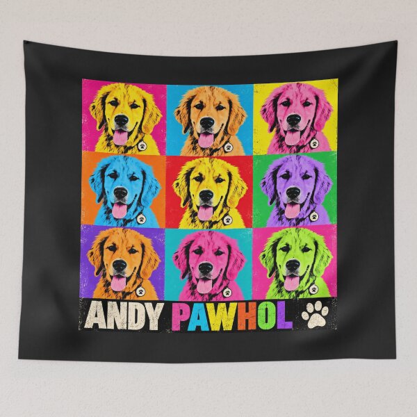 Item preview, Andy Pawhol - Golden Retriever Chester designed and sold by YourOldMate.