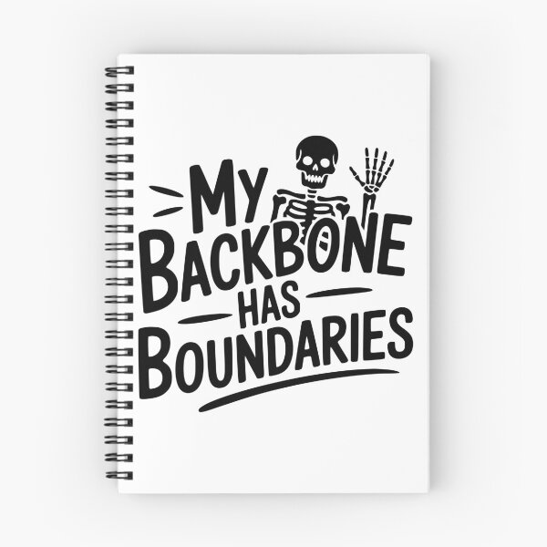 Item preview, My Backbone Has Boundaries designed and sold by theartfulaspie.