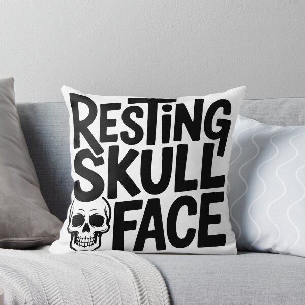 Item preview, Resting Skull Face designed and sold by theartfulaspie.