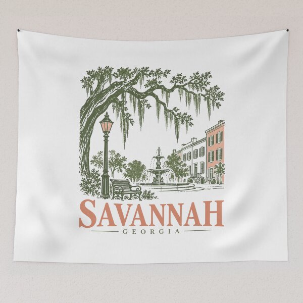 Item preview, Savannah, Georgia designed and sold by CampAndCoast.