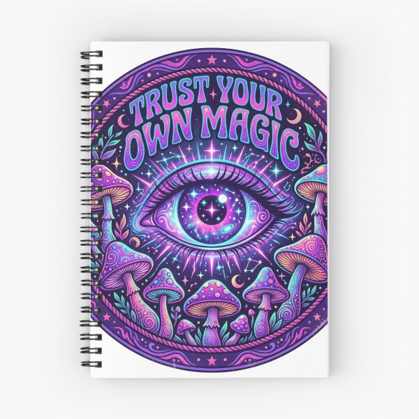 Item preview, Trust Your Own Magic Cosmic Eye Mushrooms designed and sold by Sanan Israyilli.