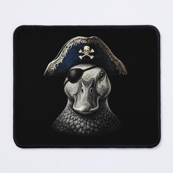 Item preview, Duck Funny Animal Lover Pirate Duck Funny Aesthetic Graphic designed and sold by snailslowdance.