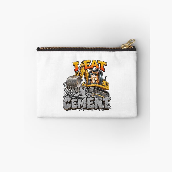 Item preview, I Eat Cement Cat – Funny Gen Z Meme Digger designed and sold by BigfeetLittlepaws.