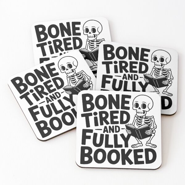Item preview, Bone Tired and Fully Booked designed and sold by theartfulaspie.