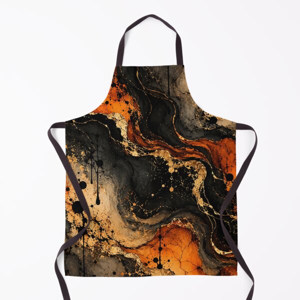 Item preview, Halloween Orange Black Grunge Abstract designed and sold by RetroPop23.