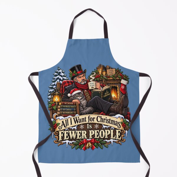 Item preview, All I Want for Christmas Is Fewer People – Funny Holiday Introvert designed and sold by OzyWear.
