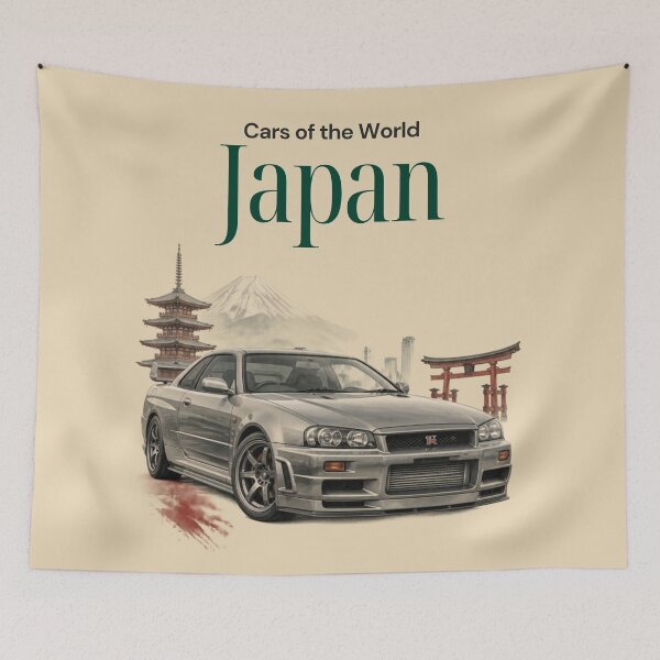 Item preview, R34 Skyline Cars of the World designed and sold by Dimensionality.