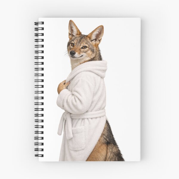 Item preview, Jackal Fluffy Bathrobe designed and sold by Sillytoe.