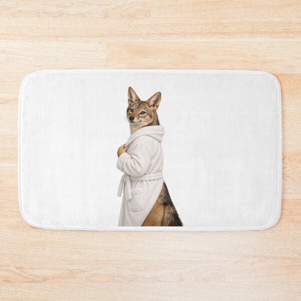 Item preview, Jackal Fluffy Bathrobe designed and sold by Sillytoe.
