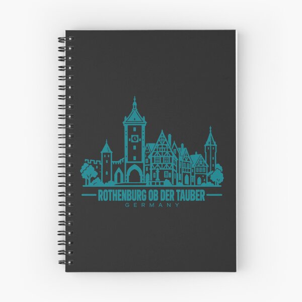 Item preview, Rothenburg ob der Tauber Germany Line Art Landmark Poster designed and sold by CMYKStudio.
