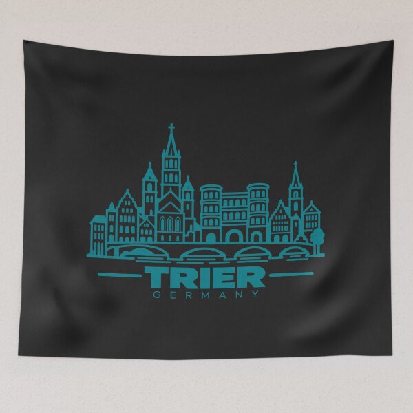 Item preview, Trier Germany Line Art Landmark Poster designed and sold by CMYKStudio.