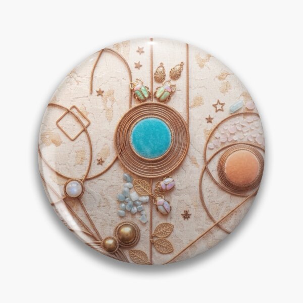 Item preview, Rose Quartz & Warm Gold Celestial Artisan Flat-Lay Set designed and sold by KingsArtworx 2.