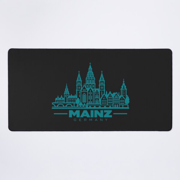 Item preview, Mainz Germany Line Art Skyline Poster designed and sold by CMYKStudio.