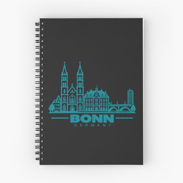 Item preview, Bonn Germany Line Art Skyline Poster designed and sold by CMYKStudio.