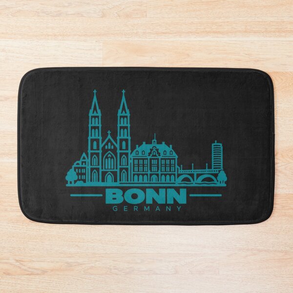 Item preview, Bonn Germany Line Art Skyline Poster designed and sold by CMYKStudio.