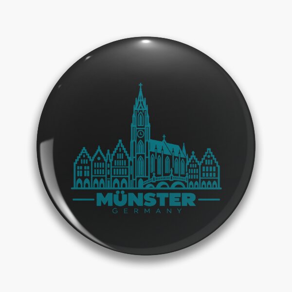 Item preview, Munster Germany Line Art Landmark Poster designed and sold by CMYKStudio.