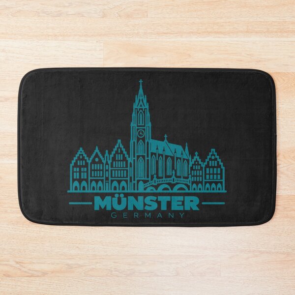 Item preview, Munster Germany Line Art Landmark Poster designed and sold by CMYKStudio.
