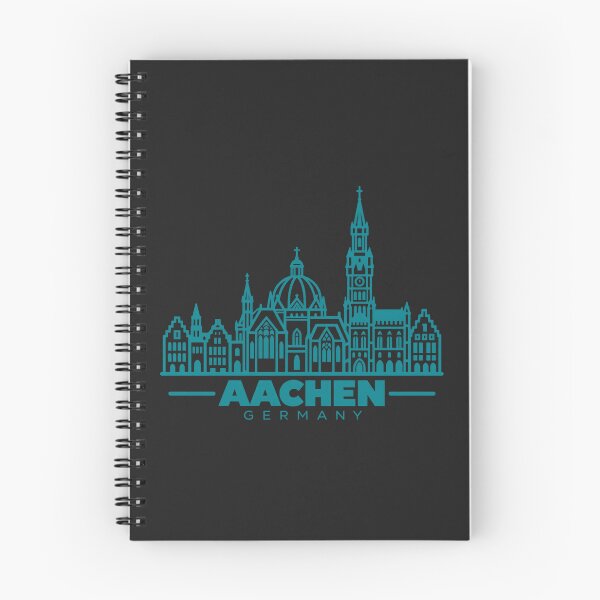 Item preview, Aachen Germany Line Art Landmark Poster designed and sold by CMYKStudio.