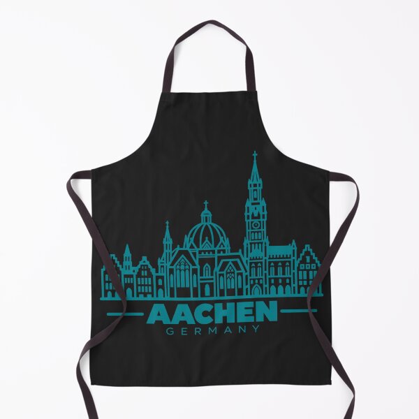 Item preview, Aachen Germany Line Art Landmark Poster designed and sold by CMYKStudio.
