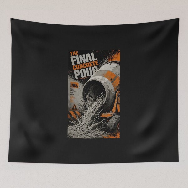 Item preview, The Final Concrete Pour Mason Trade Shirt designed and sold by StudioBilly3000.