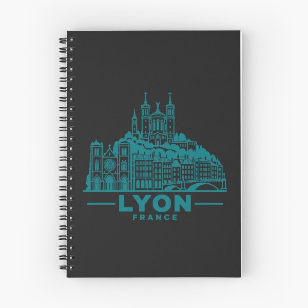 Item preview, Lyon France Line Art Skyline Poster designed and sold by CMYKStudio.