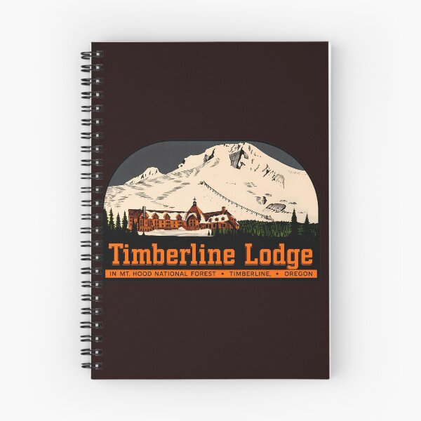 Item preview, Timberline Lodge Retro Mountain Art designed and sold by drawfreak.