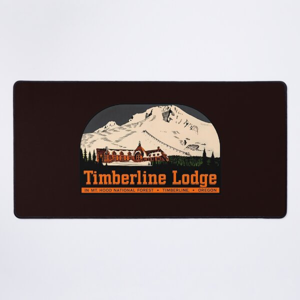 Item preview, Timberline Lodge Retro Mountain Art designed and sold by drawfreak.