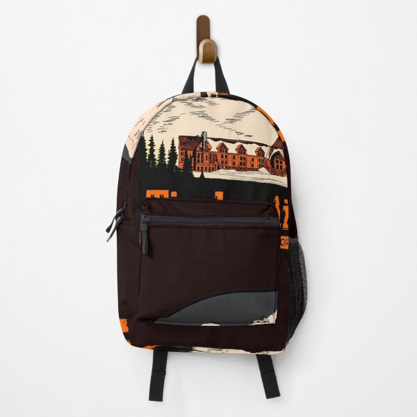 Item preview, Timberline Lodge Retro Mountain Art designed and sold by drawfreak.