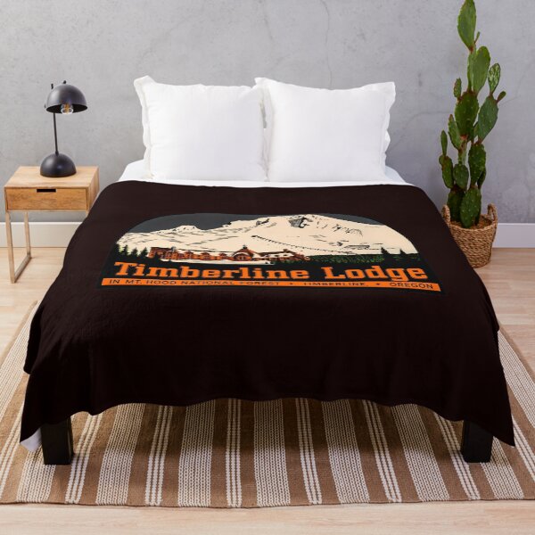 Item preview, Timberline Lodge Retro Mountain Art designed and sold by drawfreak.