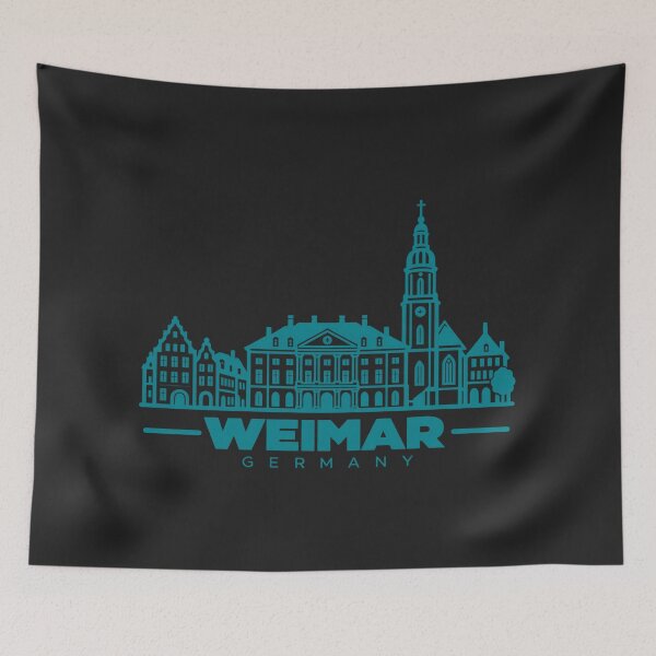 Item preview, Weimar Germany Line Art Landmark Poster designed and sold by CMYKStudio.